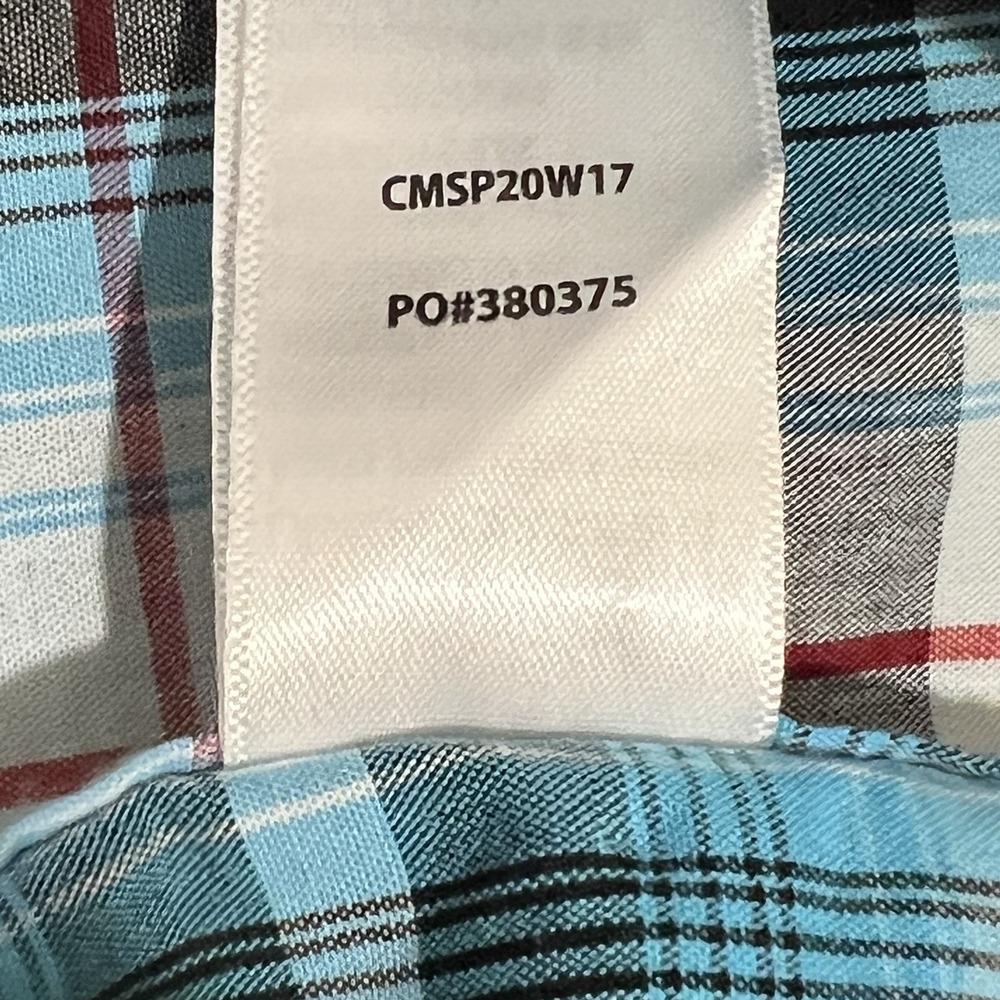 Cody James Western Short Sleeve Pearl Snap Plaid Shirt Multicolor Men Size XL - Picture 10 of 10